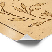 Hemelse Romance Mystieke Zon en Maan Perfect Poster (Hoek)