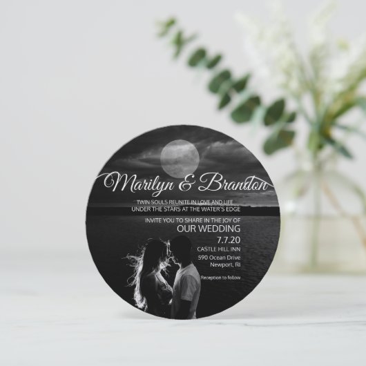 Hemelse Ronde Uitnodiging (Staand voorkant)