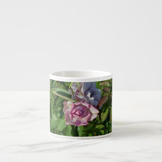 Hemelse Roos Abstract Espresso Kop (Voorkant)