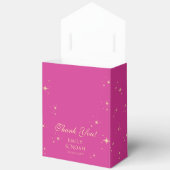 Hemelse Roze Gouden Zon Maan Sterren Huwelijk Bedankdoosjes (Open)