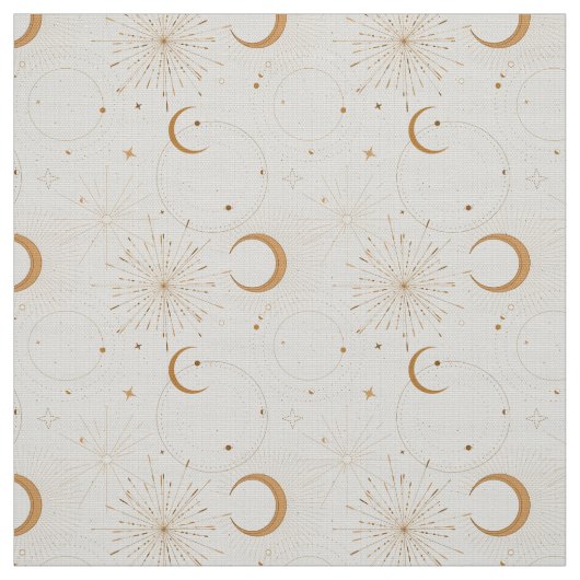 Hemelse ruimte licht ster maan universum stoffen (Swatch)