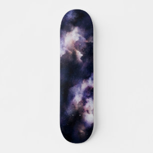Hemelse Ruimte Sterrenstelsel Nachtelijke Hemel Persoonlijk Skateboard