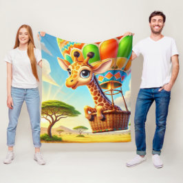 Hemelse Safari Fleece Deken