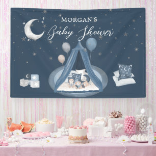 Hemelse Schattigee Beer Baby shower Spandoek