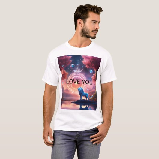 HEMELSE SCHEPSELEN FANTASIE T-SHIRT (Voorkant volledig)