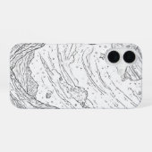 Hemelse Schetsweergave iPhone 16 Hoesje (Achterkant horizontaal)