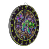 Hemelse Schildpad Vlinder Rustieke muur Decor Dartbord (Voorkant Links)