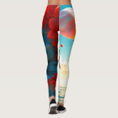 hemelse schoonheid leggings (Achterkant)