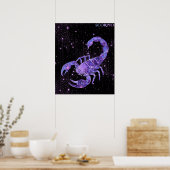 Hemelse Schorpioen – Astrologie Kunst Poster (Keuken)