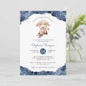 Hemelse Schorpioen Astrologie Teken Baby shower Kaart (Staand voorkant)