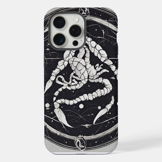 Hemelse Schorpioen Sterrenbeeld iPhone Hoesje (Achterkant)