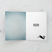 Hemelse Schutter in Industrieel Metaal Look Heren Kaart (Binnen)