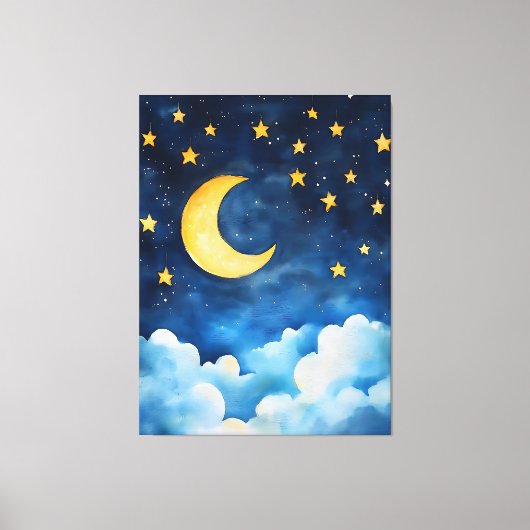 Hemelse Sereniteit Canvas Afdruk (Voorkant)