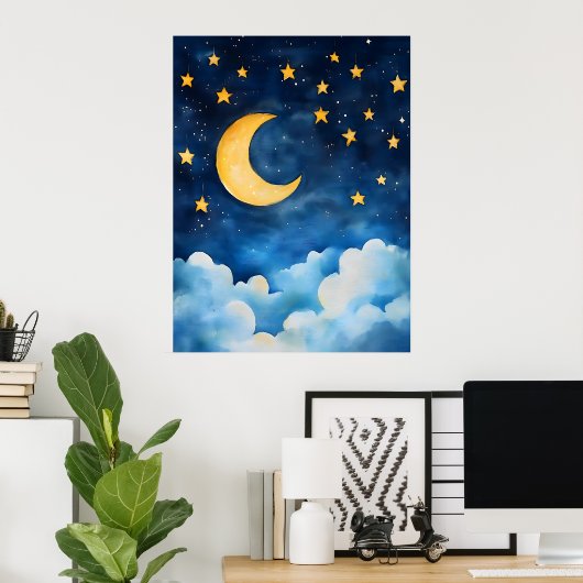 Hemelse Sereniteit Poster (Thuiskantoor)