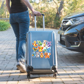 Hemelse set van cartoon dierlijke stickers (Koffer Insitu)