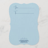 Hemelse Signature Bloemist Berichtkaart Kaart (Achterkant)