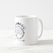  hemelse slaapkat met maanfasen koffiemok (Voorkant rechts)