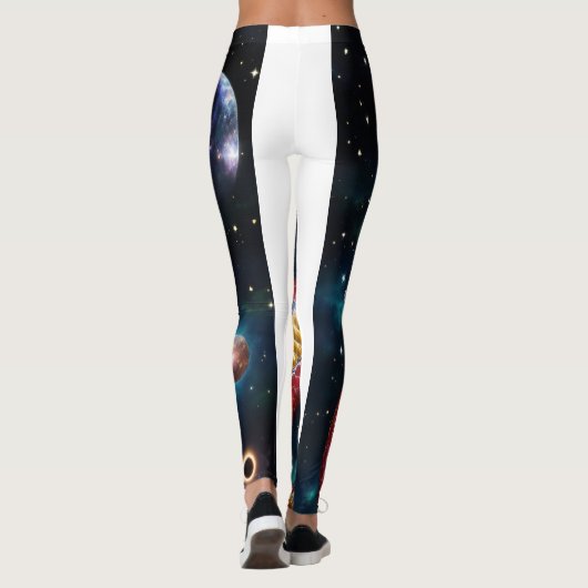 Hemelse Slang: Kosmische Leggings (Achterkant)