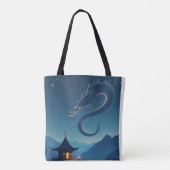 Hemelse Slang – Oosterse Draak Tote Bag (Achterkant)