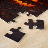 Hemelse slangen en ladders gotische fantasie 1000 legpuzzel (Zijkant)