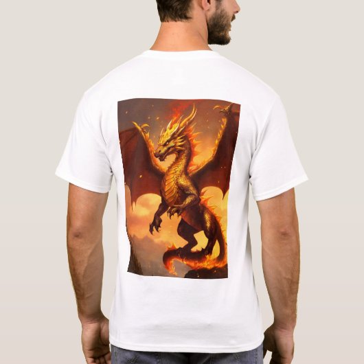 Hemelse Slangenwerelden Fanion T-shirt (Achterkant)