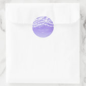 Hemelse slingerlichtjes paarse rustieke stickers (Tas)