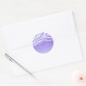 Hemelse slingerlichtjes paarse rustieke stickers (Envelop)