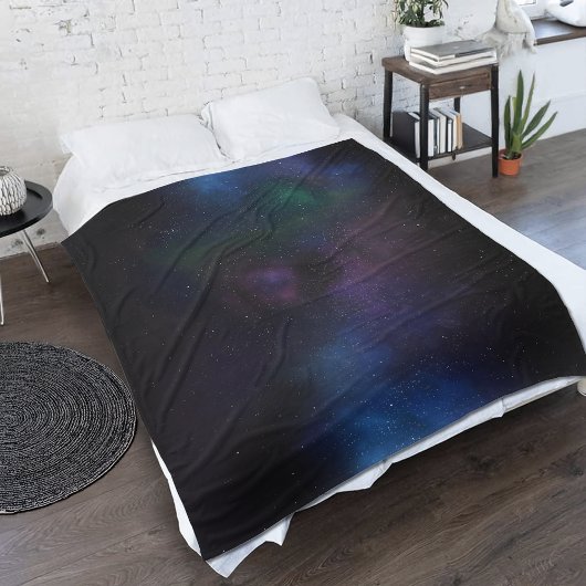 Hemelse Sluiernevel Sterrenstelsel Kosmisch Fleece Deken