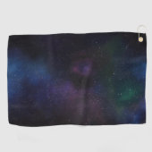 Hemelse Sluiernevel Sterrenstelsel Kosmisch Golfhanddoek (Horizontaal)