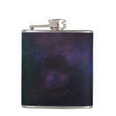 Hemelse Sluiernevel Sterrenstelsel Kosmisch Heupfles (Voorkant)