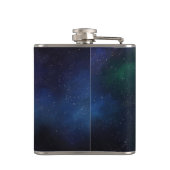 Hemelse Sluiernevel Sterrenstelsel Kosmisch Heupfles (Achterkant)