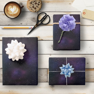 Hemelse Sluiernevel Sterrenstelsel Kosmisch Inpakpapier Vel