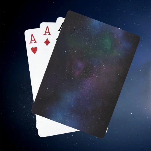 Hemelse Sluiernevel Sterrenstelsel Kosmisch Pokerkaarten