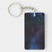 Hemelse Sluiernevel Sterrenstelsel Kosmisch Sleutelhanger (Voorkant)