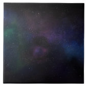 Hemelse Sluiernevel Sterrenstelsel Kosmisch Tegeltje (Voorkant)