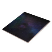 Hemelse Sluiernevel Sterrenstelsel Kosmisch Tegeltje (Zijkant)