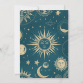Hemelse Smaragd Gouden Halve Maan Kaart (Achterkant)