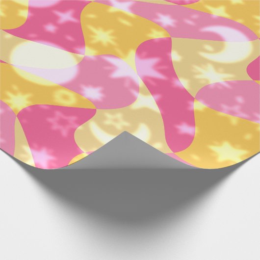 Hemelse Snoep wervelingen Cadeaupapier (Hoek)