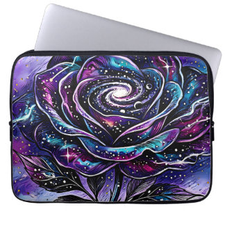 Hemelse Spiraalnevel Sterrenstelsel Roos Klantenor Laptop Sleeve