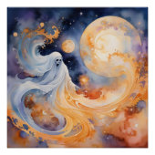 hemelse spookdans perfect poster (Voorkant)