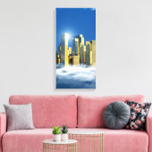 Hemelse Stad 2-3 Canvas Afdruk (Insitu (Woonkamer))