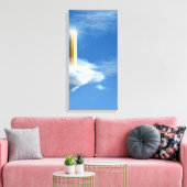 Hemelse Stad 3-3 Canvas Afdruk (Insitu (Woonkamer))