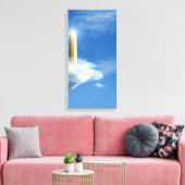 Hemelse Stad 3-3 Canvas Afdruk (Insitu (Woonkamer))