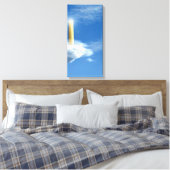 Hemelse Stad 3-3 Canvas Afdruk (Insitu (Slaapkamer))