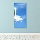 Hemelse Stad 3-3 Canvas Afdruk (Insitu (Houten vloer))