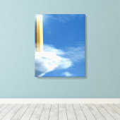 Hemelse Stad 3-3 Canvas Afdruk (Insitu (Houten vloer))
