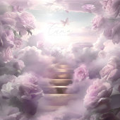 Hemelse Stairway Memorial Begrafenis welkomstbord Poster