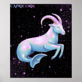 Hemelse Steenbok – Astrologie Kunst Poster