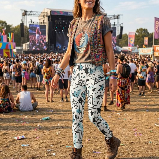 Hemelse Ster Doodle Leggings