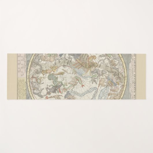 Hemelse Sterren Kaart Sterrenbeeld Sterrenbeeld St Yogamat (Voorkant (horizontaal))